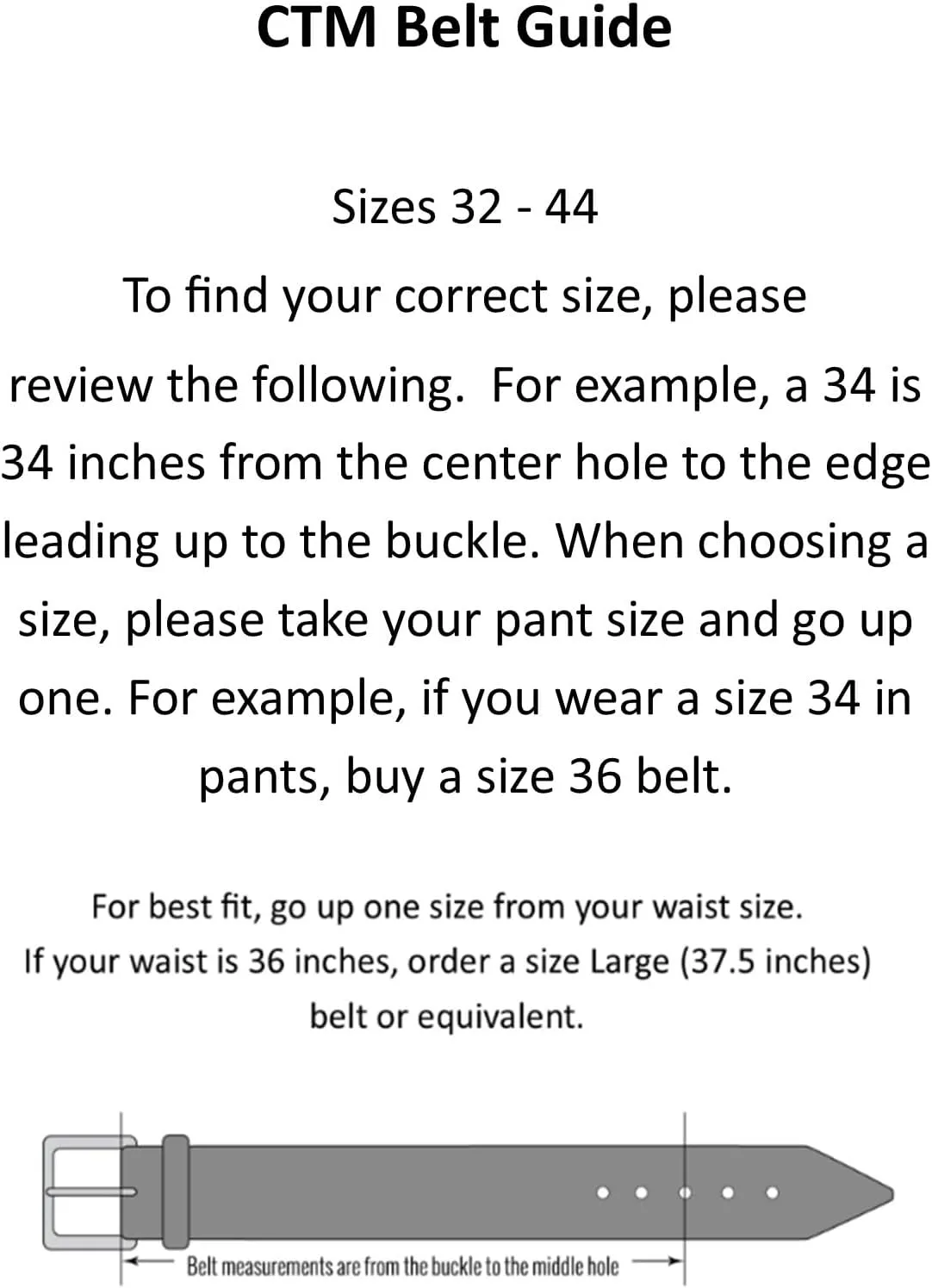 CTM® Leather Western Embossed Belt with Removable Buckle