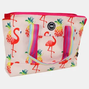 Cubs Beach Bag – Peachy Flamingos & Tie Dye