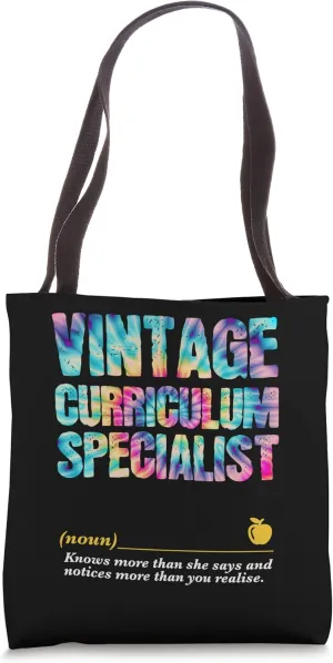 Curriculum Specialist Appreciation Week Back to School Tote Bag