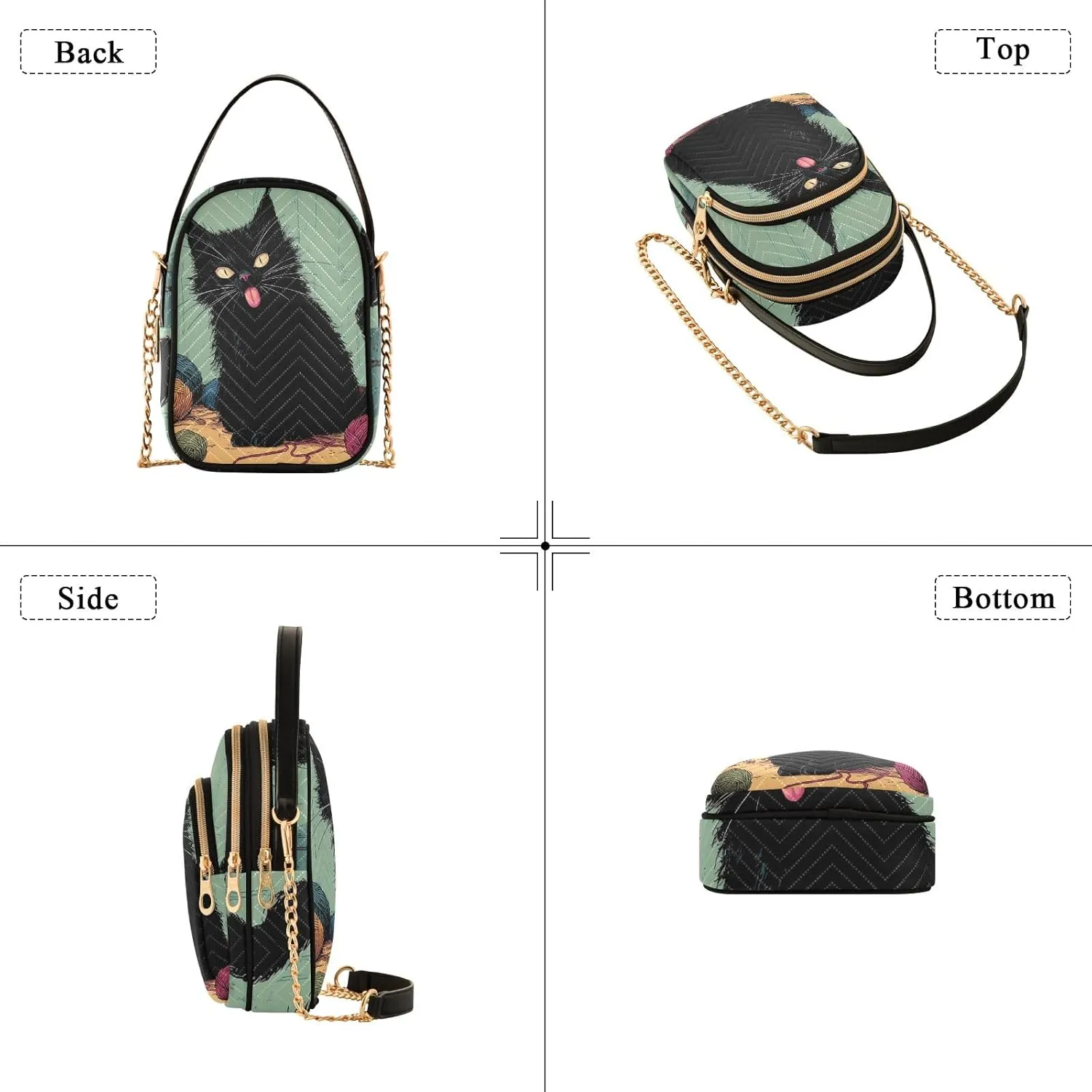 Cute Small Handbag Crossbody Bag for Women Quilted Bags Shoulder Purse Phone Wallet Chain Bag