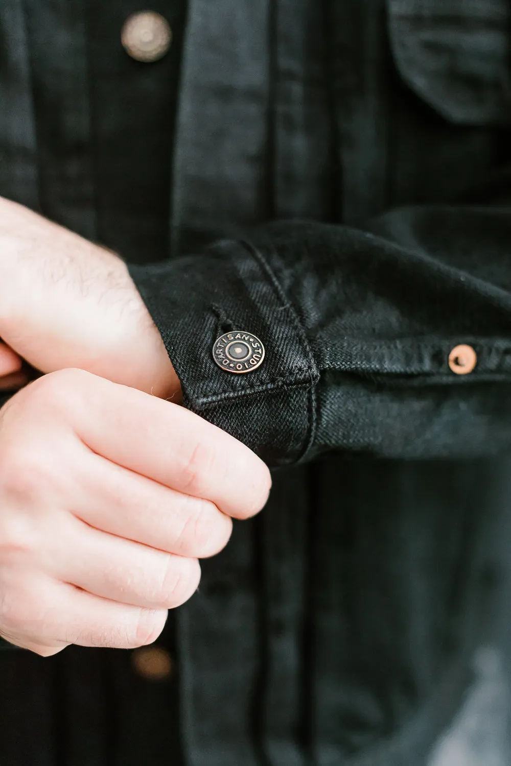 D4561 - 14oz "Kurozome" Selvedge Denim Type 2 Jacket - Black