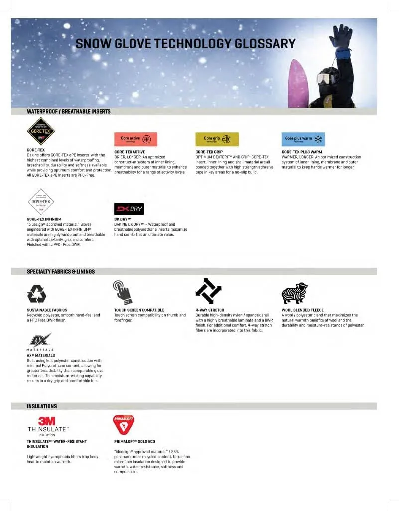 Dakine Impreza Gore-Tex Snow Glove