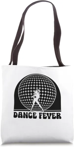 Dance Fever Vintage 70’s Dancing Retro Dance Music Tote Bag