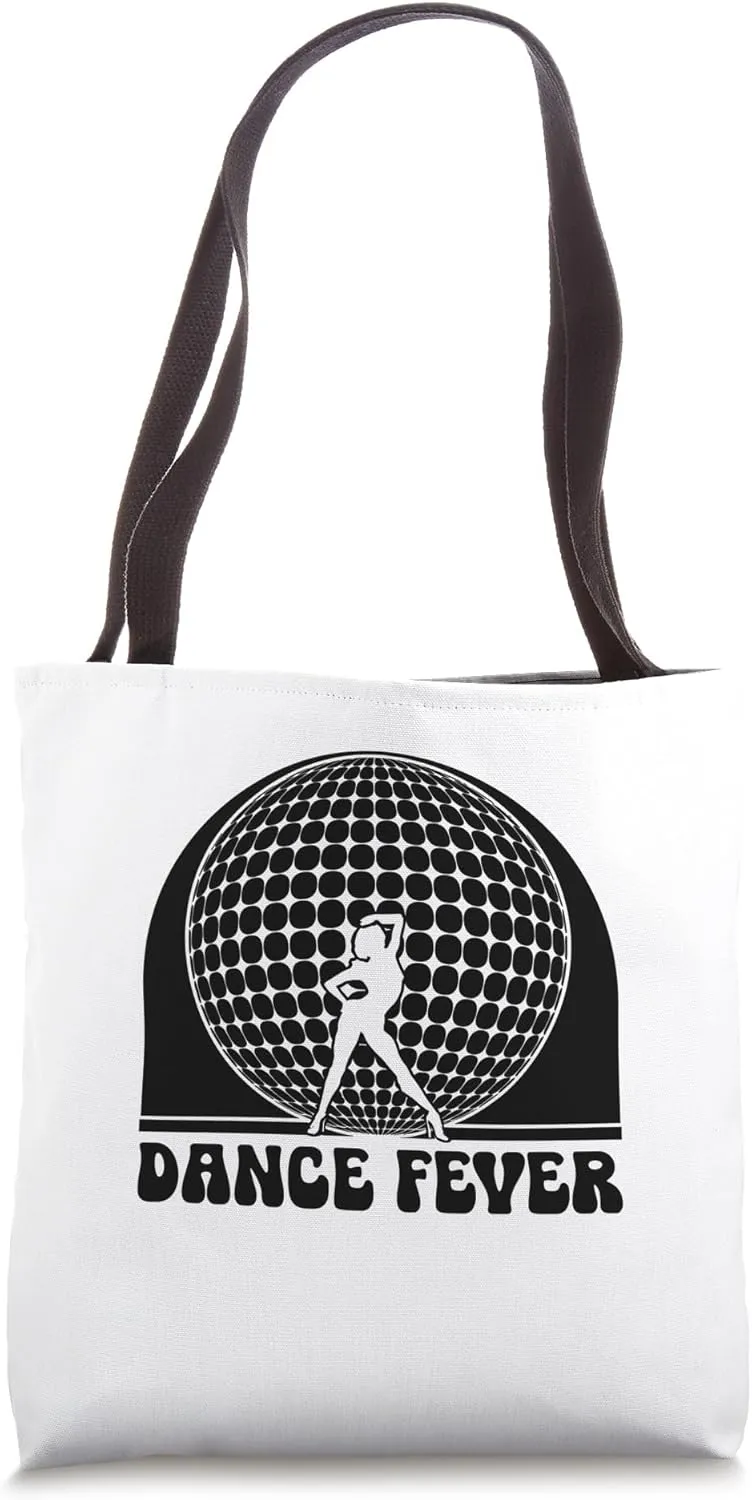 Dance Fever Vintage 70’s Dancing Retro Dance Music Tote Bag