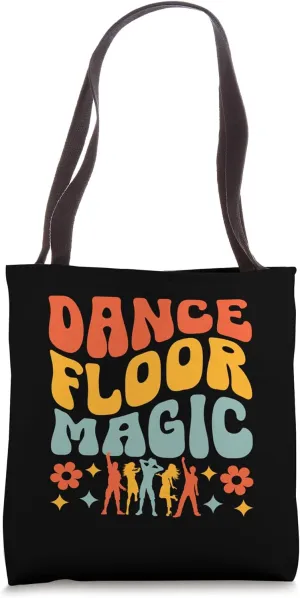 Dance Floor Magic Vintage 70’s Dancing Retro Dance Music Tote Bag