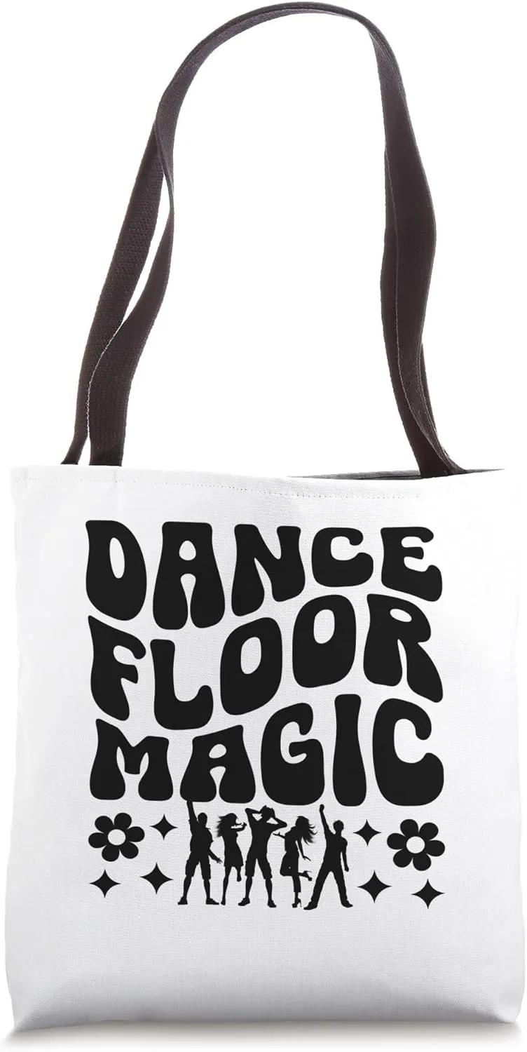 Dance Floor Magic Vintage 70’s Dancing Retro Dance Music Tote Bag