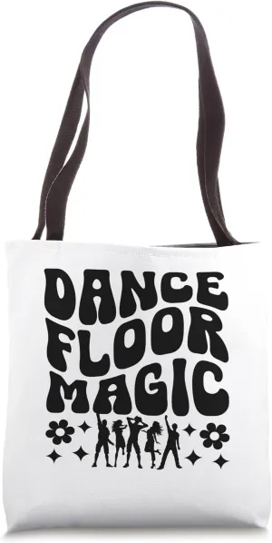 Dance Floor Magic Vintage 70’s Dancing Retro Dance Music Tote Bag