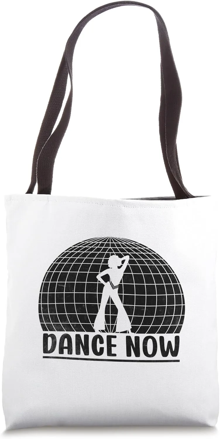 Dance Now Vintage 70’s Dancing Retro Dance Music Tote Bag