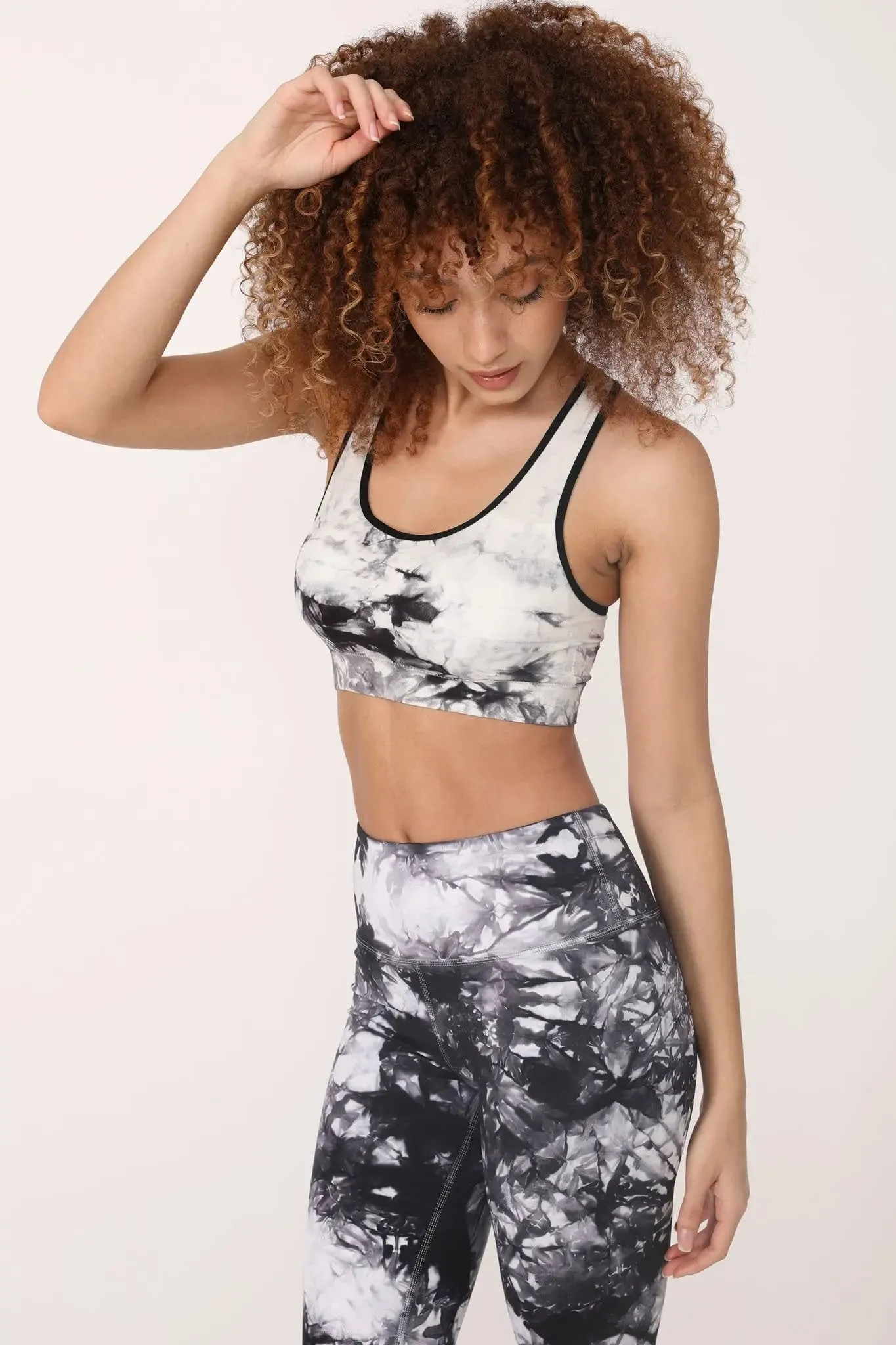 Dani Tie-Dye Bra in Black by ALAMAE
