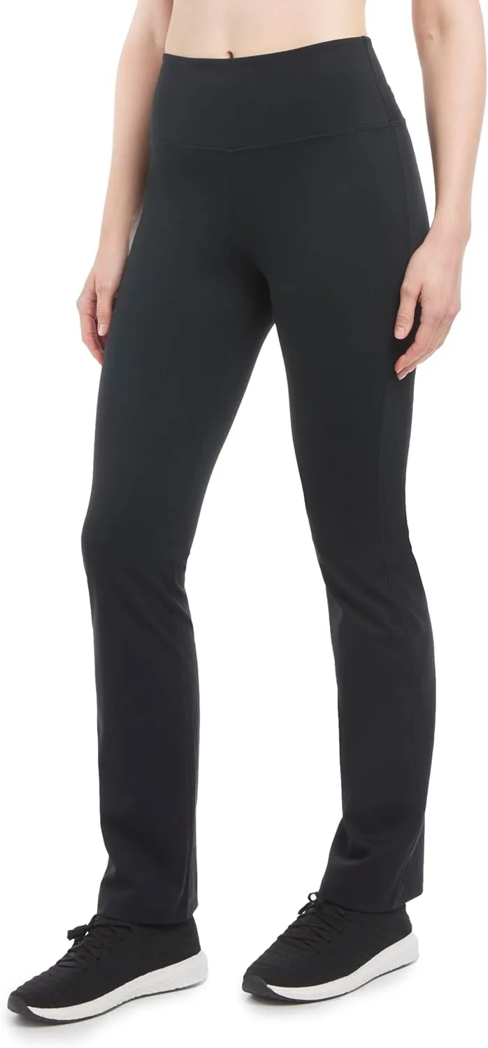 Danskin Women's Supersculpt Nylon Bootcut Yoga Pants