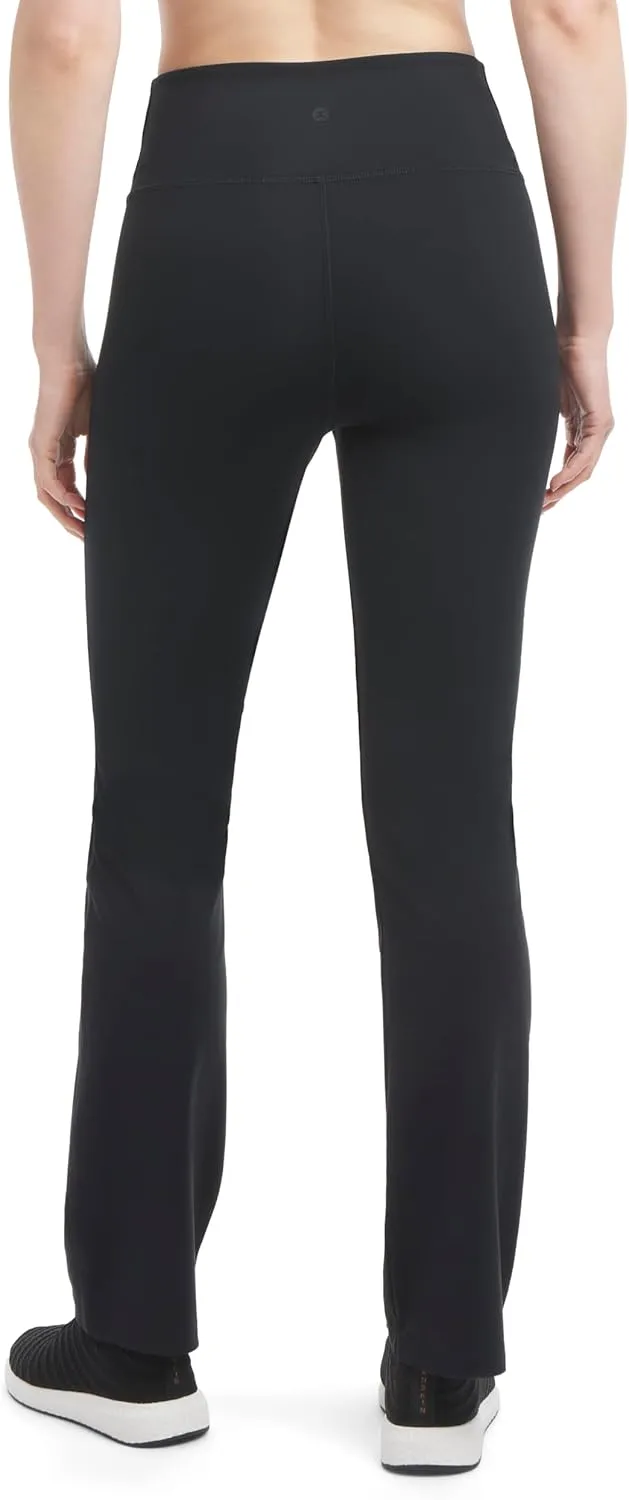 Danskin Women's Supersculpt Nylon Bootcut Yoga Pants
