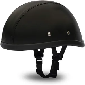 Daytona Novelty Motorcycle Helmet with Eagle Design and Leather Shell | Stylish, Lightweight, and Durable | Perfect for Riders Seeking Bold , Comfort, and Premium Quality in a Sleek Leather Finish