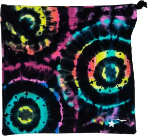 Destira Totally Tie Dye Grip Bag – Portable Drawstring Gym Bag for Gymnastics, Dance, Cheer, and More - Keep Grips, Wristbands, Tape with You at the Gym or On the Go
