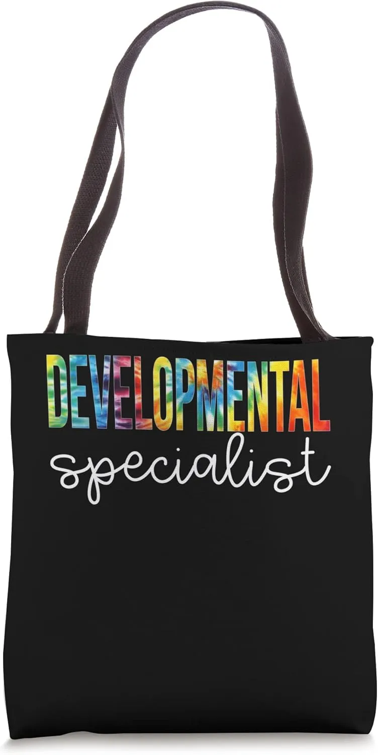 Developmental Specialist Tie Dye Appreciation Back To School Tote Bag
