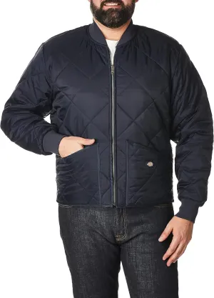 Dickies Men's Diamond Quilted Nylon Dark Navy Jacket