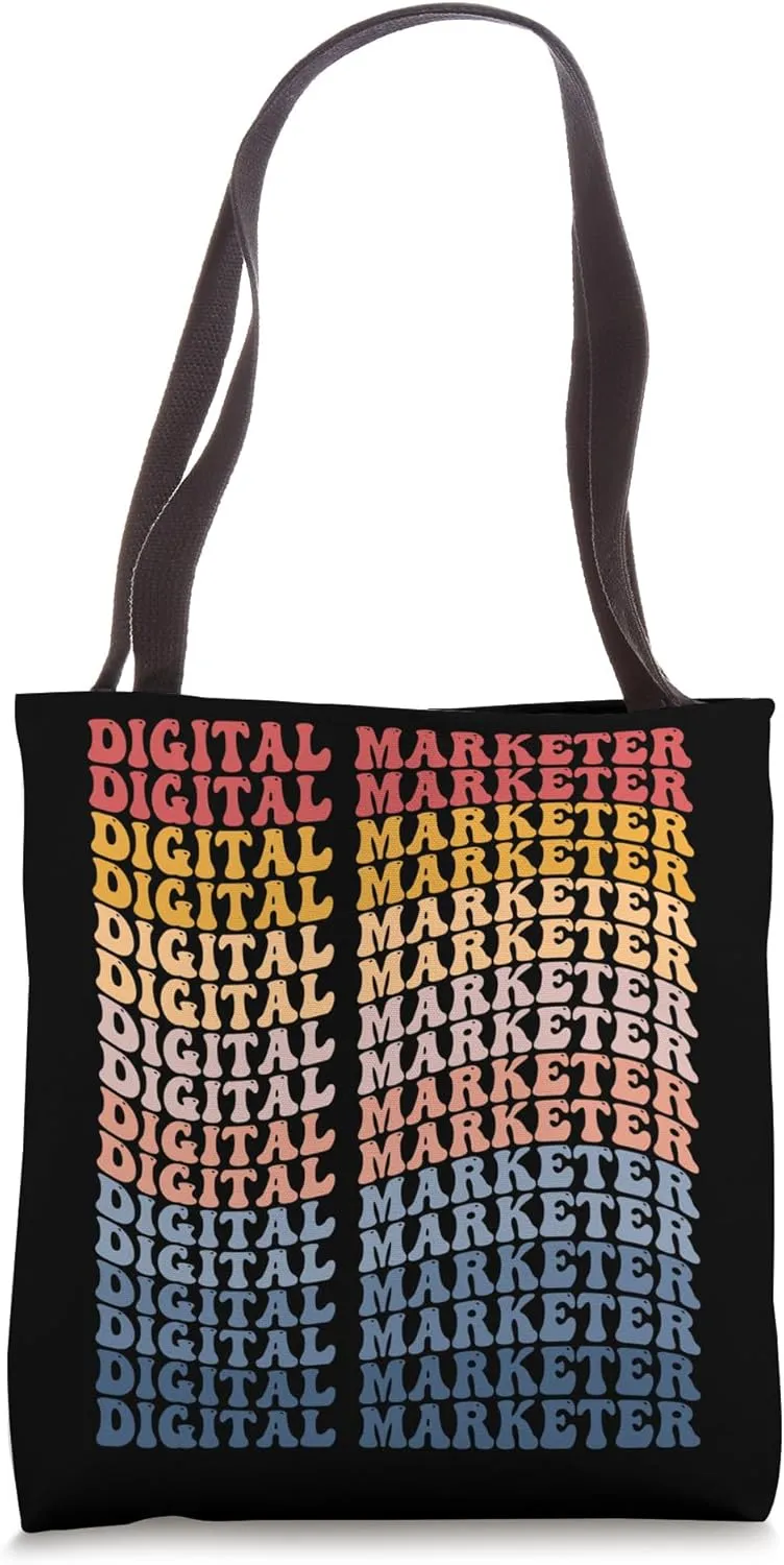 Digital Marketer Groovy Retro Tote Bag