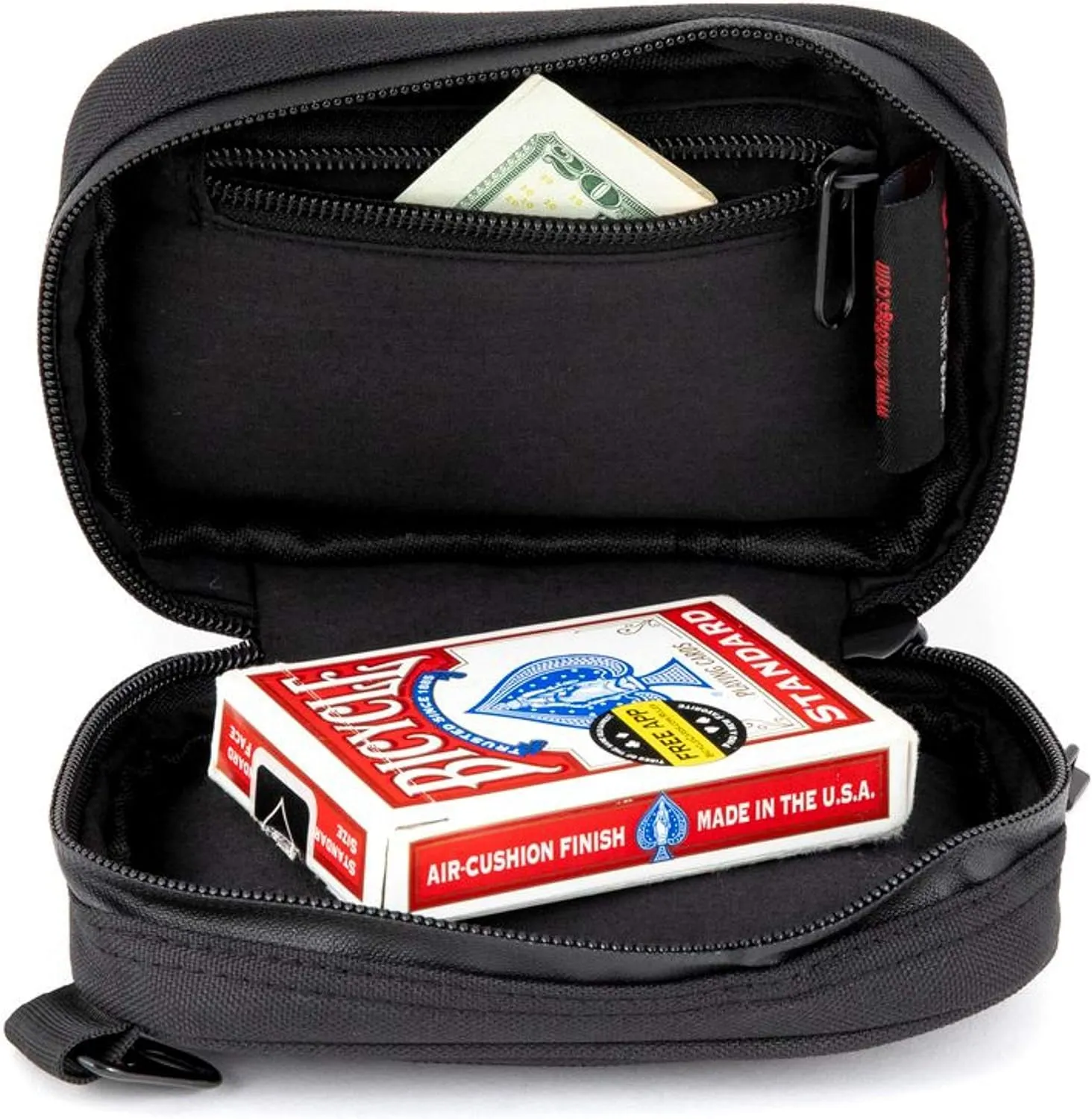 DIME BAGS Boss Carbon Filter Padded Pouch| Low-Profile and Sleek Design (7 Inch, Black)