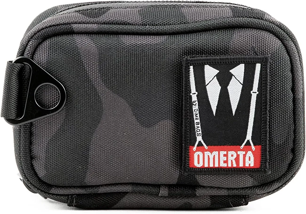 DIME BAGS Boss Padded Pouch with Activated Carbon Technology | Low-Profile and Sleek Design (5 Inch, Camo)