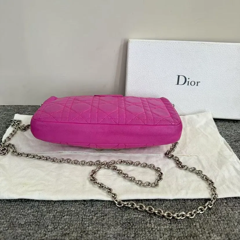 Dior Preloved Diorama Pink Quilted Crossbody Bag