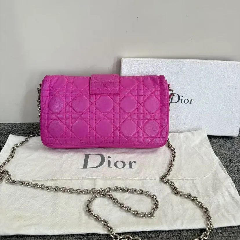 Dior Preloved Diorama Pink Quilted Crossbody Bag