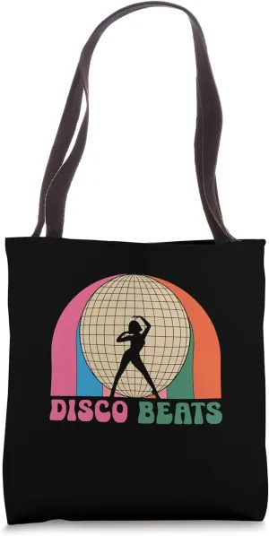 Disco Beats Vintage 70’s Dancing Retro Dance Music Tote Bag
