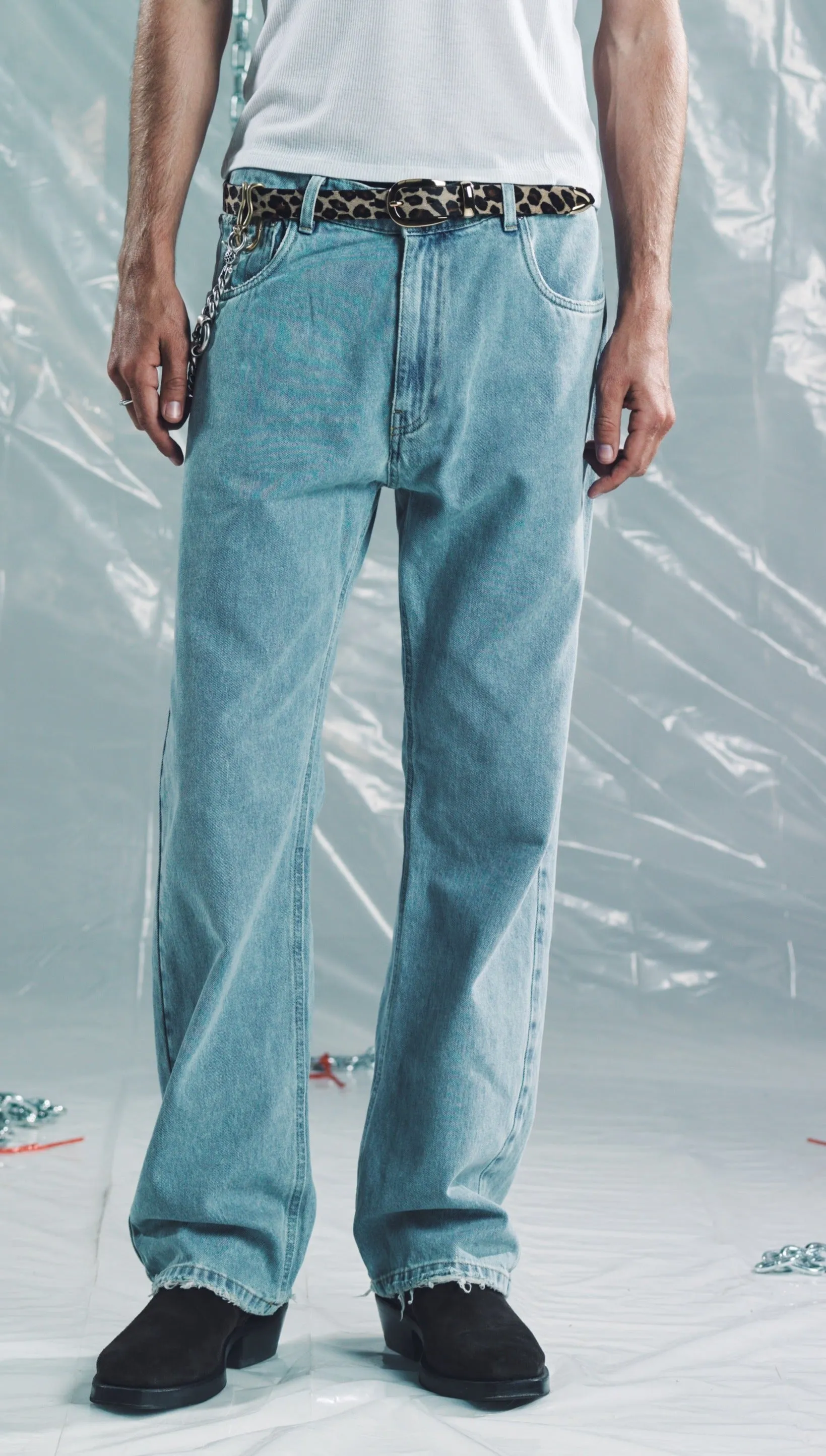 DOC BELT | LEOPARD PONY HAIR