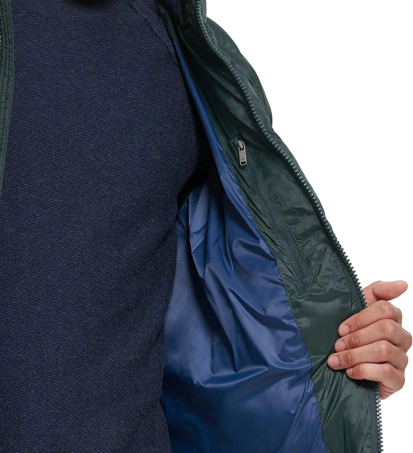 Dockers Men's Dockers Men's Recycled Quilted Hooded Puffer Jacket