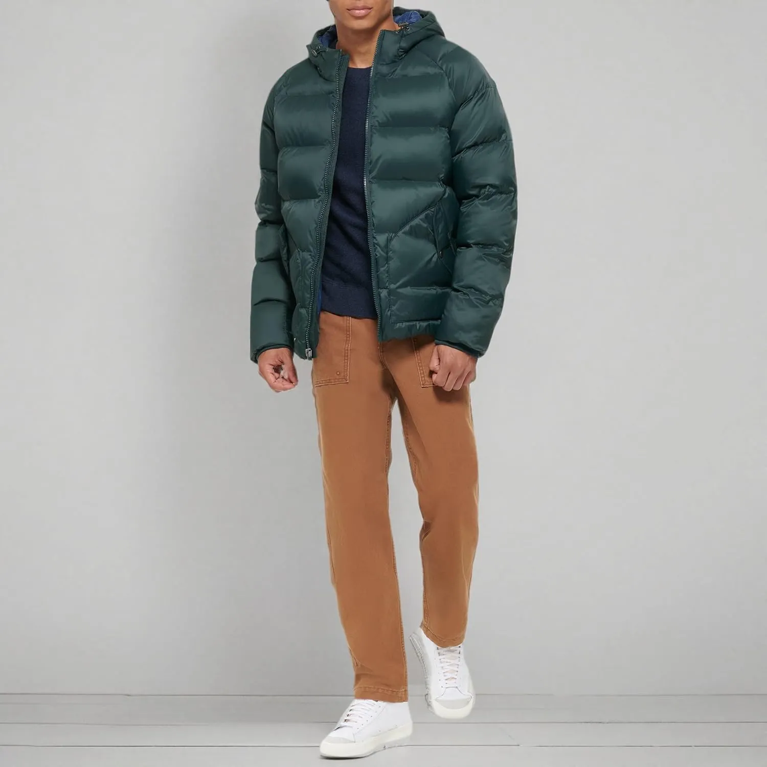 Dockers Men's Dockers Men's Recycled Quilted Hooded Puffer Jacket