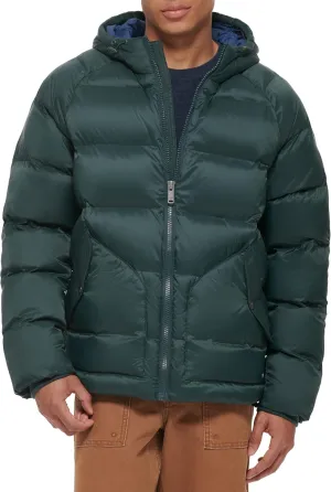 Dockers Men's Dockers Men's Recycled Quilted Hooded Puffer Jacket