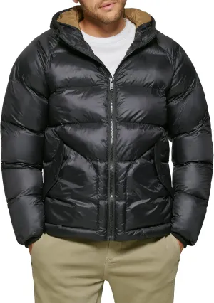 Dockers Men's Dockers Men's Recycled Quilted Hooded Puffer Jacket