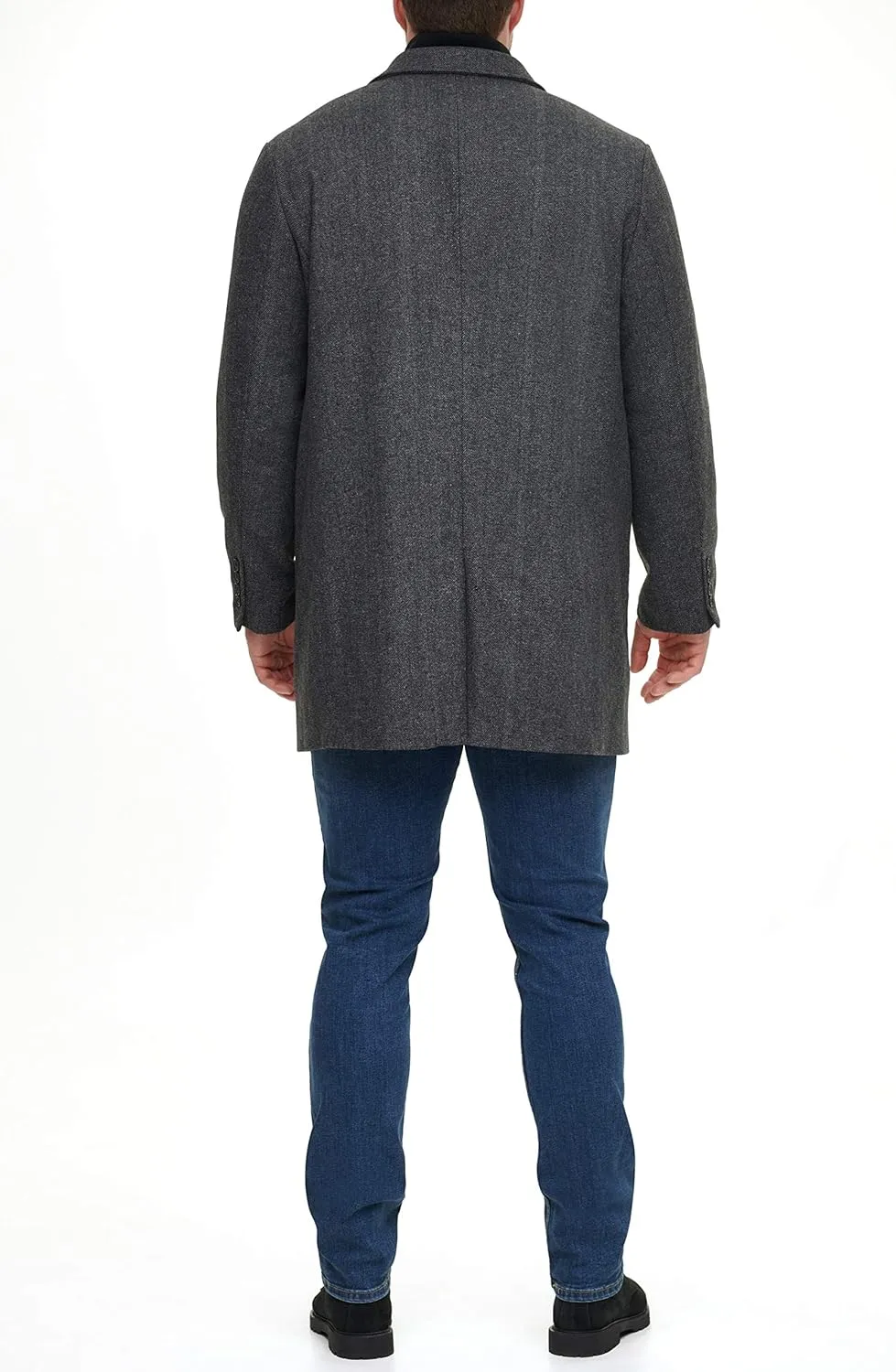 Dockers Men's Henry Wool Blend Top Coat (Regular and Big & Tall Sizes)