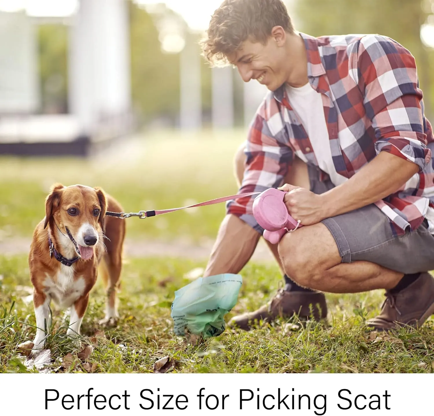Dog Poop Bags, Poop Bags for dogs-180 Count, Doggie Poop Bags, Dog Waste Bags, Certified Compostable, Extra Thick & Leak Proof, Unscented, Eco-Friendly, 9 x 13 Inches
