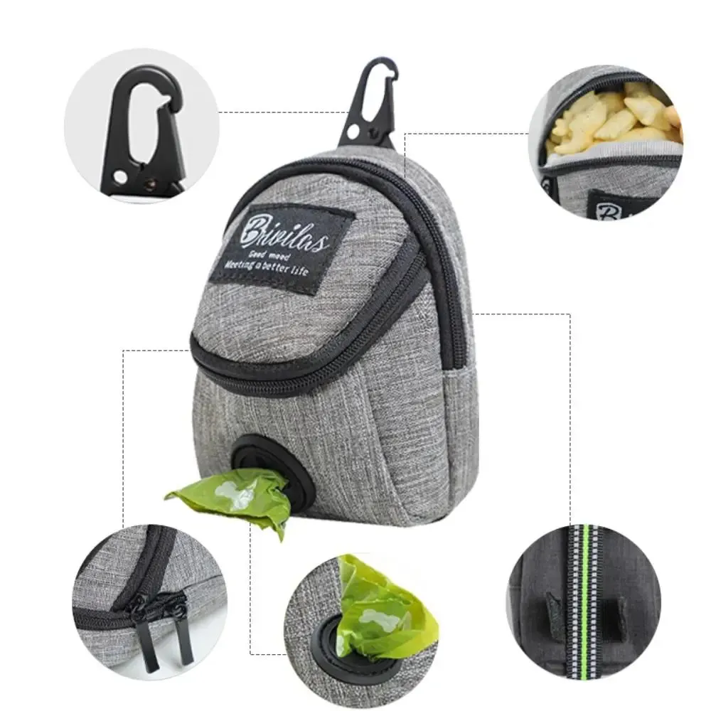 Dog Treat Pouch with Poop Bag Dispenser