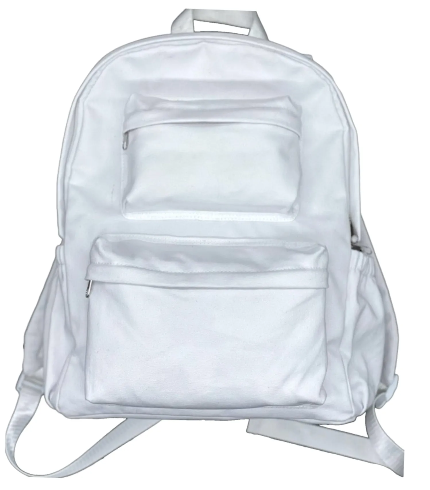 Double Pocket Canvas Backpack
