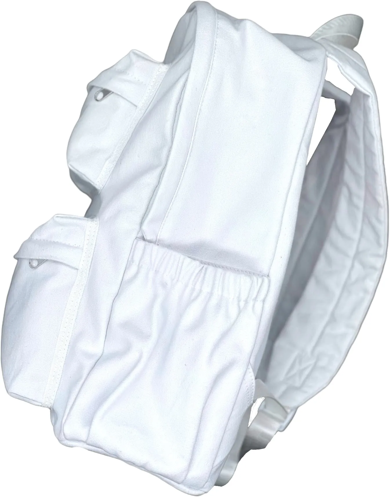 Double Pocket Canvas Backpack