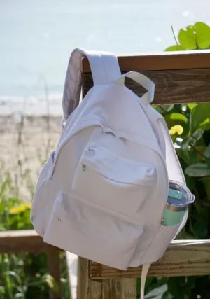 Double Pocket Canvas Backpack