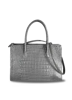 Double Zipper Leather Bag
