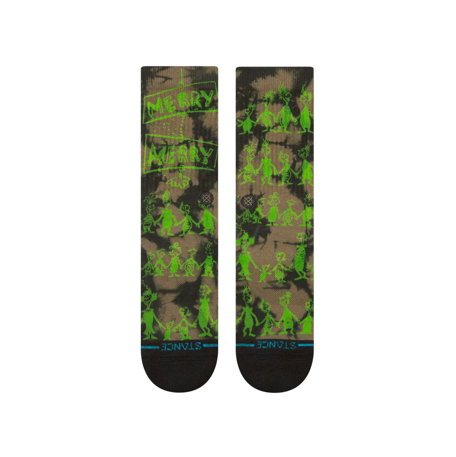 DOWN IN WHOVILE CREW SOCK BLACK