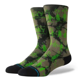 DOWN IN WHOVILE CREW SOCK BLACK