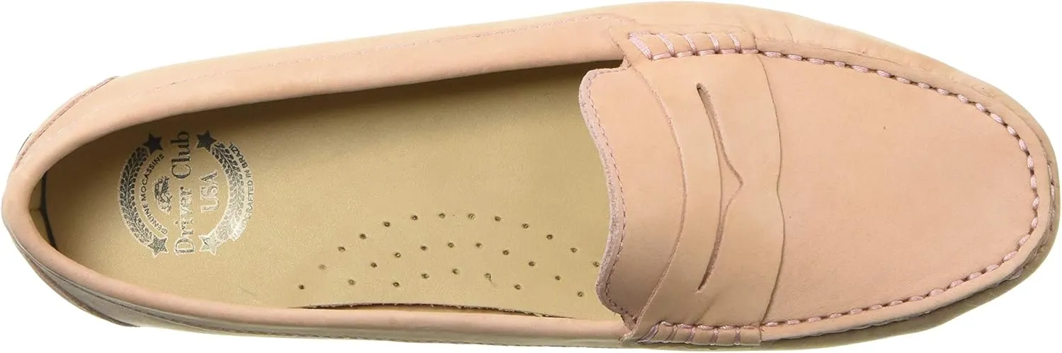 Driver Club USA Women's Leather Made in Brazil Naples 2.0 Penny Driver Moc Loafer