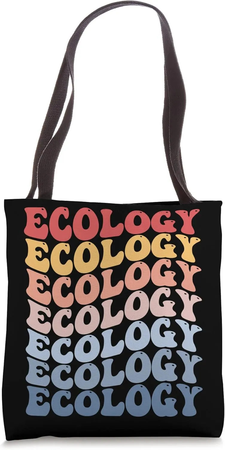 Ecology Ecologist Environmental Groovy Tote Bag