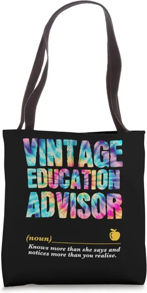 Education Advisor Appreciation Week Back to School Tote Bag