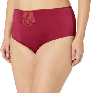 Elomi Women's Plus Size Cate Embroidered Full Coverage Brief