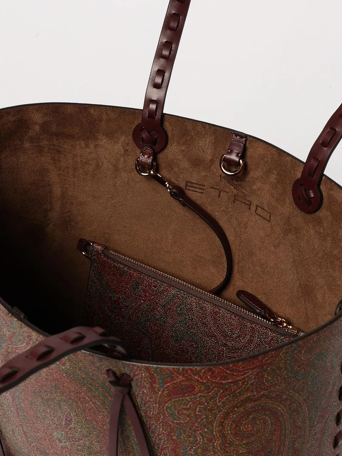 Etro Tote Bags Woman Leather