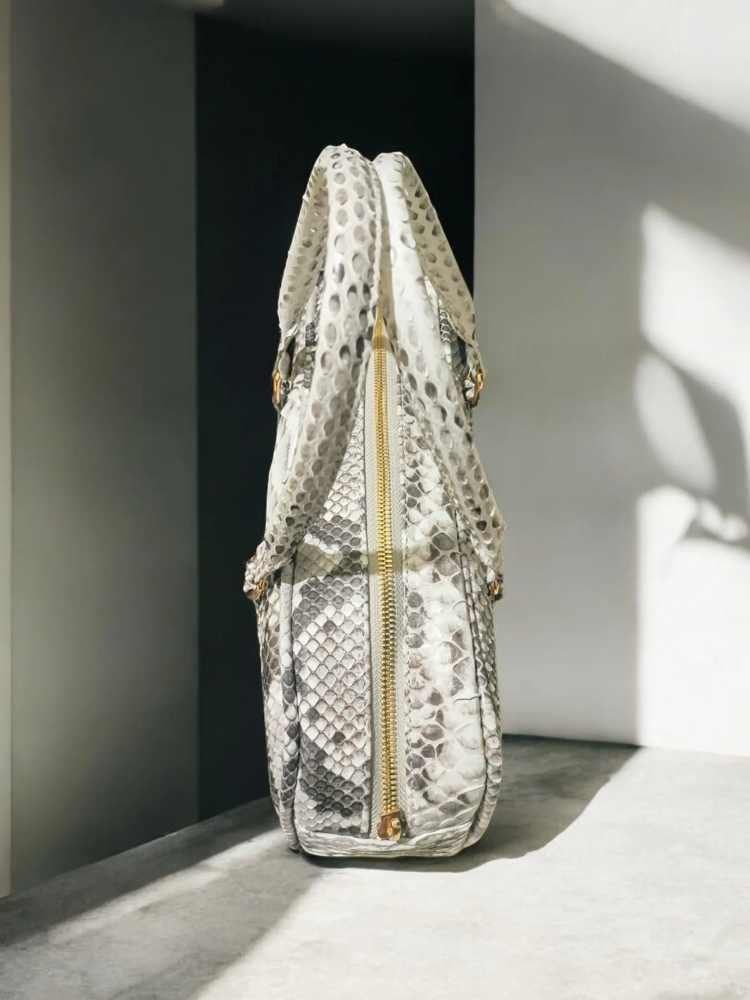 Exotic Handmade Genuine Snake Leather Women's handbag Exotic women's bag