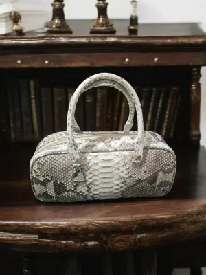 Exotic Handmade Genuine Snake Leather Women's handbag Exotic women's bag