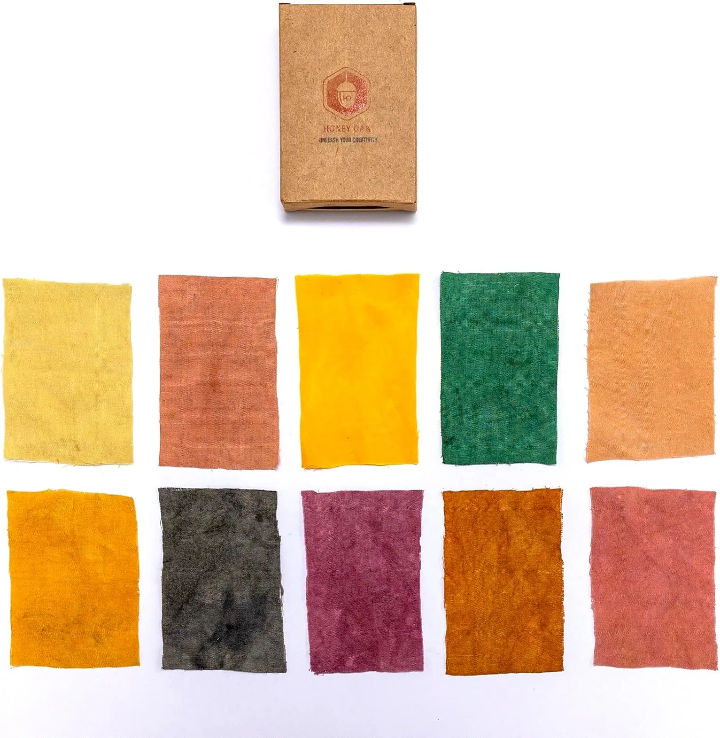 Fabric Dye with Natural Extract Colors | Ideal for Coloring Clothes Scarves Bags Bandanas | DIY Art & Craft Set for Kids and Adults | Painting Party Supplies (Green)