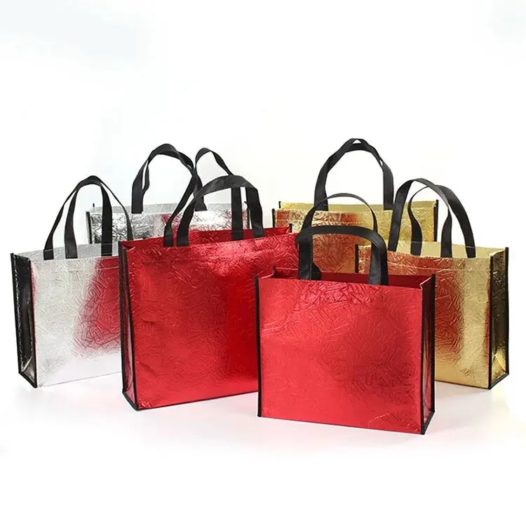 Fashion Quilted Golden Metallic Bag