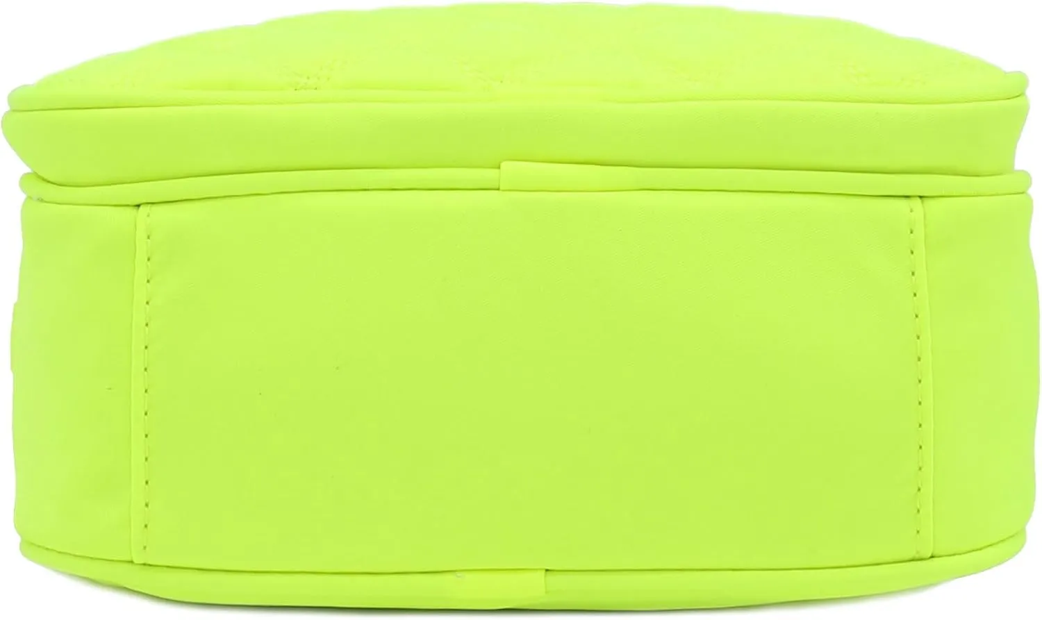 FashionPuzzle Quilted Nylon Crossbody Bag with Wide Strap