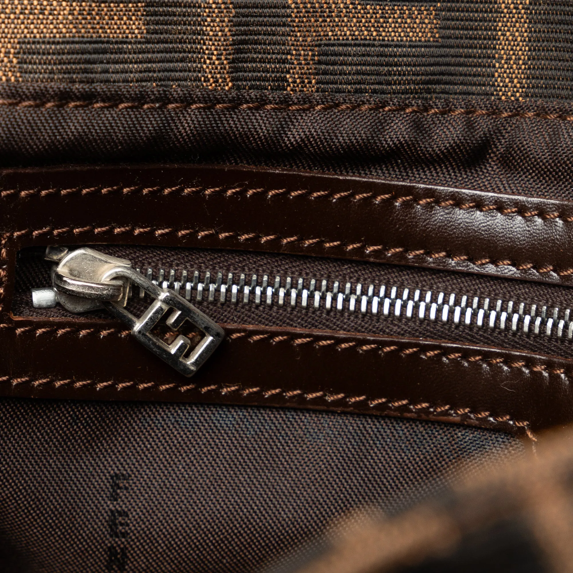 Fendi Zucca Canvas Baguette